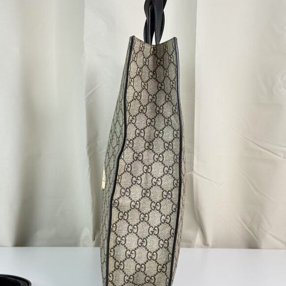 Gucci GG Logo Supreme Bees Shoulder Bag Tote with Bee Design - Picture 3 of 8